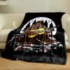 Bigfoot Guitar Campfire Blanket Bedroom Blanket for Livingroom Couch Lunch Break Soft Throw for Friend's Festival Gift