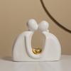 European Lover Ornament Sculpture Happy Couple Wedding Ornament Decoration Crafts Figurines Miniatures Home Decor Accessories