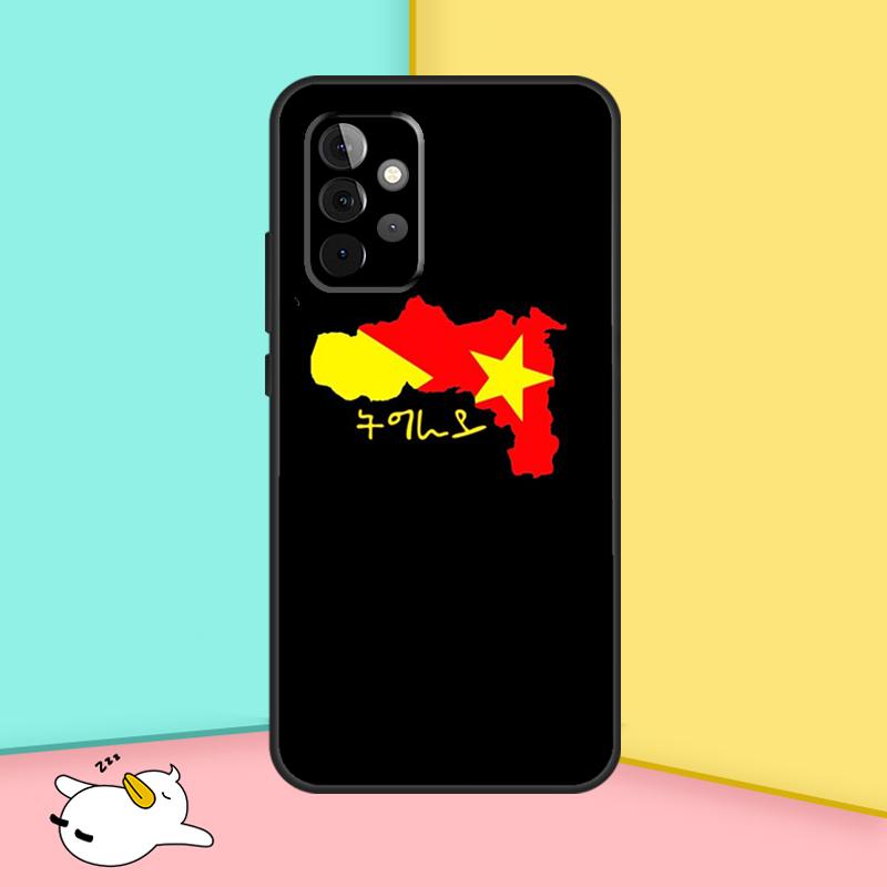 Tigray Flag Case For Samsung Galaxy A53 A13 A23 A33 A17 A06 A16 A56 A36 A54 A34 A14 A52 A32 A15 A35 A55