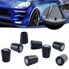 8/16PCS Tyre Tire Valve Stem Caps Dustproof Wheel Air Valve Cover With VR VL HR HL Printing ABS Plastic Valve Caps Car Accessory
