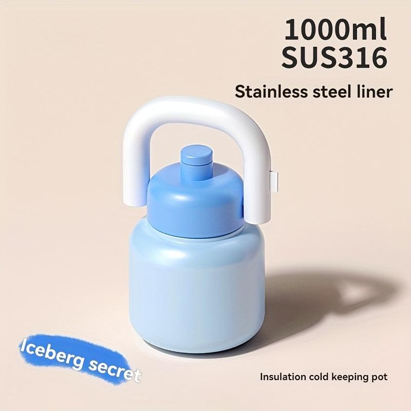 Termohrnek Toto je nový velkokapacitní venkovní izolovaný pohár na vodu, láhev na vodu, konvice, letní studený pohár, pohár na led, materiál nerezová ocel 316