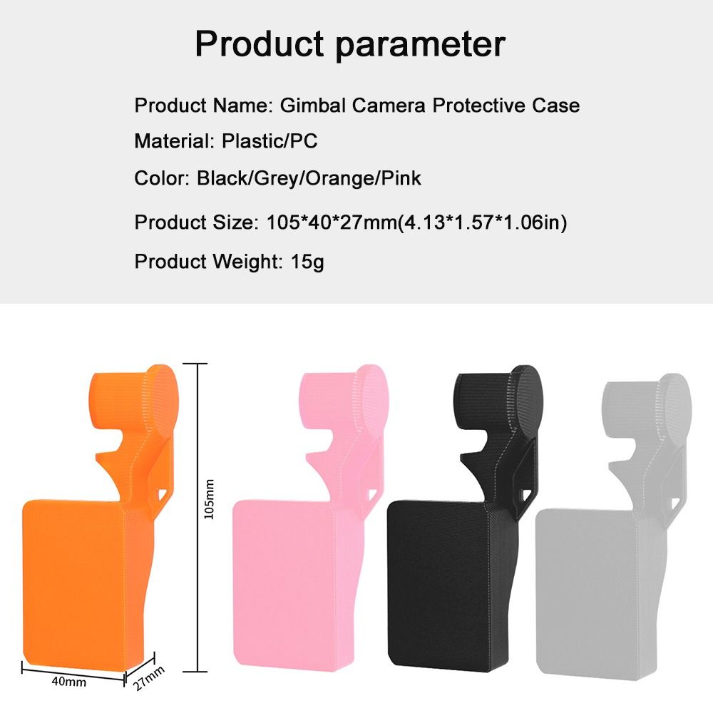 Plastic Gimbal Lock Clip Flip Cover Pan Tilt Lens Cover for DJI Osmo Pocket 4 Camera Accessories
