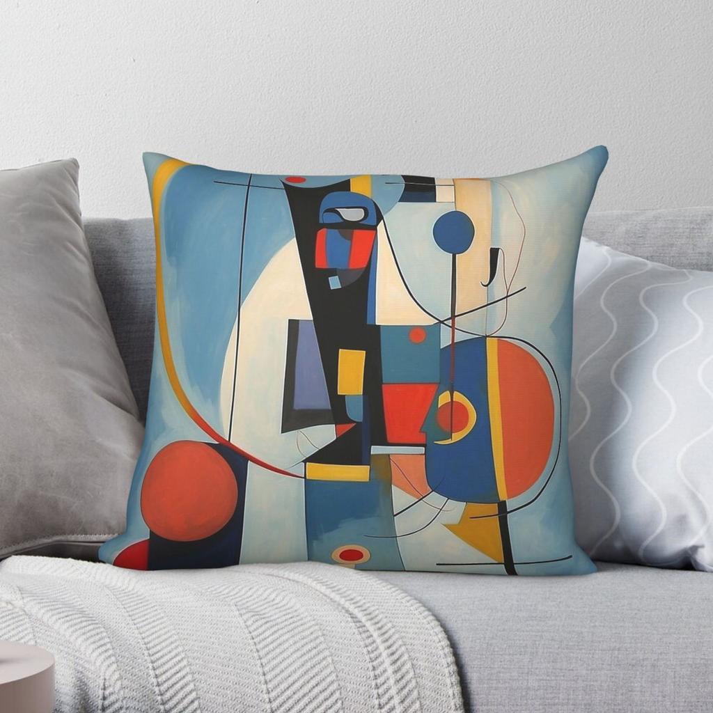 Wassily Kandinsky Spectrum Square Pillowcase Polyester Linen Velvet Creative Zip Decorative Room Cushion Cover