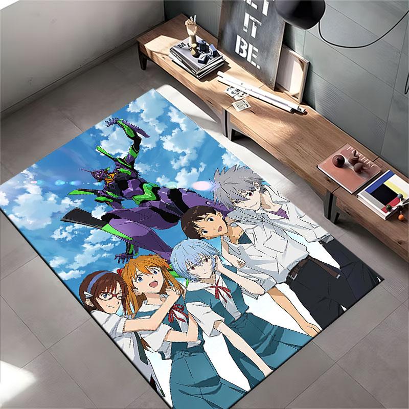 Anime Robot and Teen Characters Suitable As a Non-slip Mat for the Living Room or Bedroom Sofa