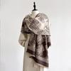 Winter Women's Fashion Warm Poncho Imitation Cashmere Thick Shawl Wrap Female Pashmina Blanket Bufanda Echarpe Scraf