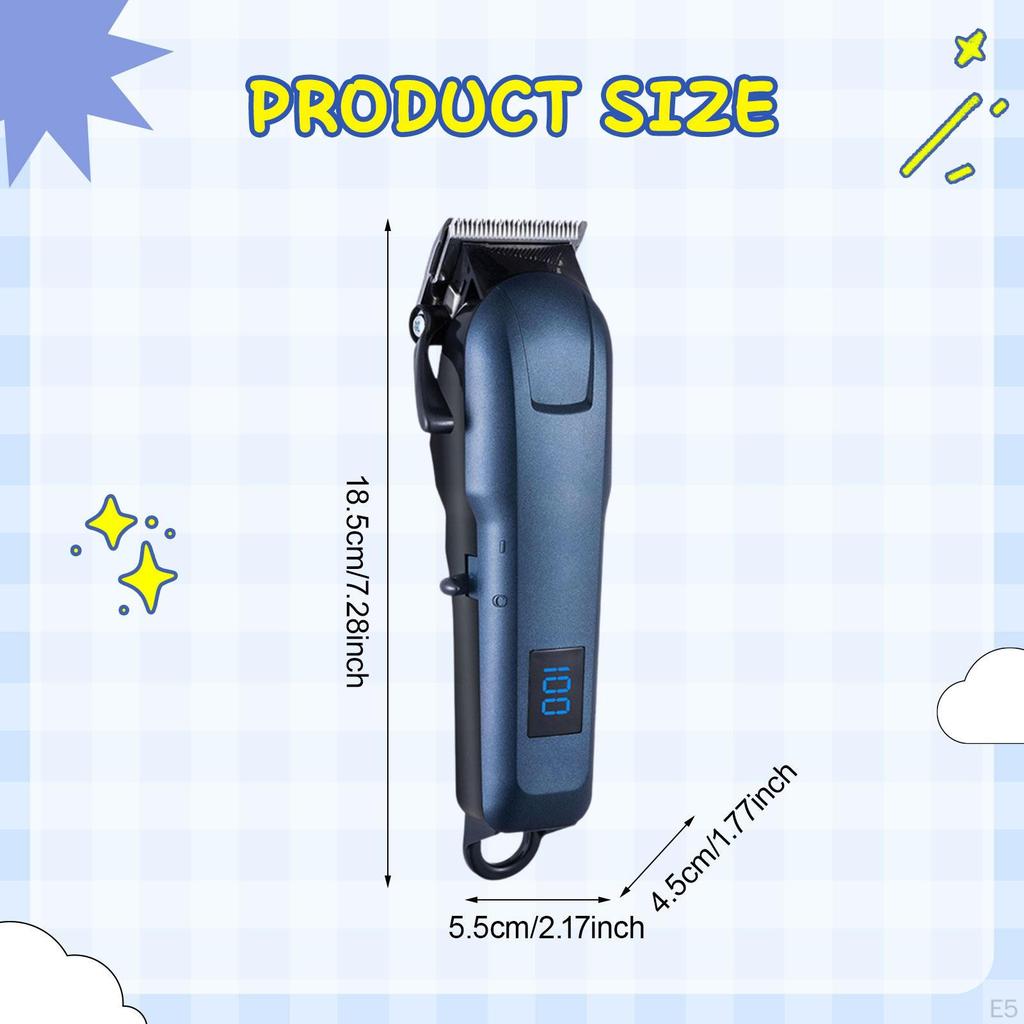 Pet Grooming Kit for Pets Cordless Dog Hair Trimmer Lightweight Ergonomic Design Suitable Home