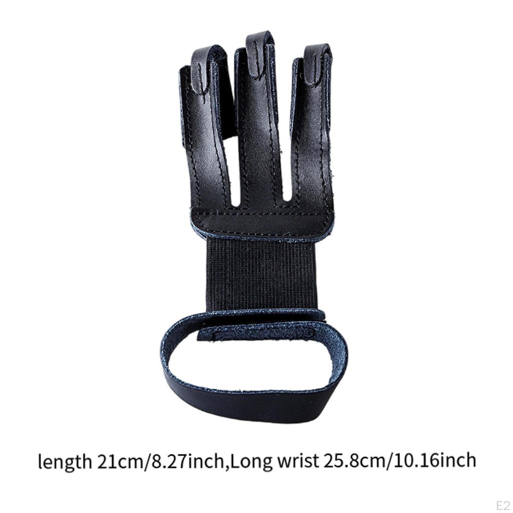 Archery Glove PU Leather Protector for Men Women Beginner Training