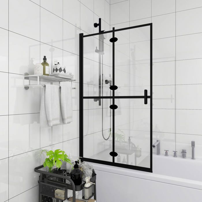 VidaXL Foldable Shower Cabin Bathtub Wall Shower Wall Shower Cabin Bathtub Cabin Bathroom Home Interior ESG 150818