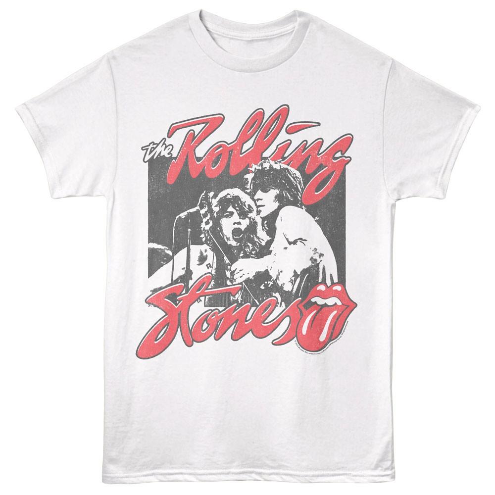 The Rolling Stones Live On Stage Photo Men s T Shirt Band Merch Unisex T-Shirt L