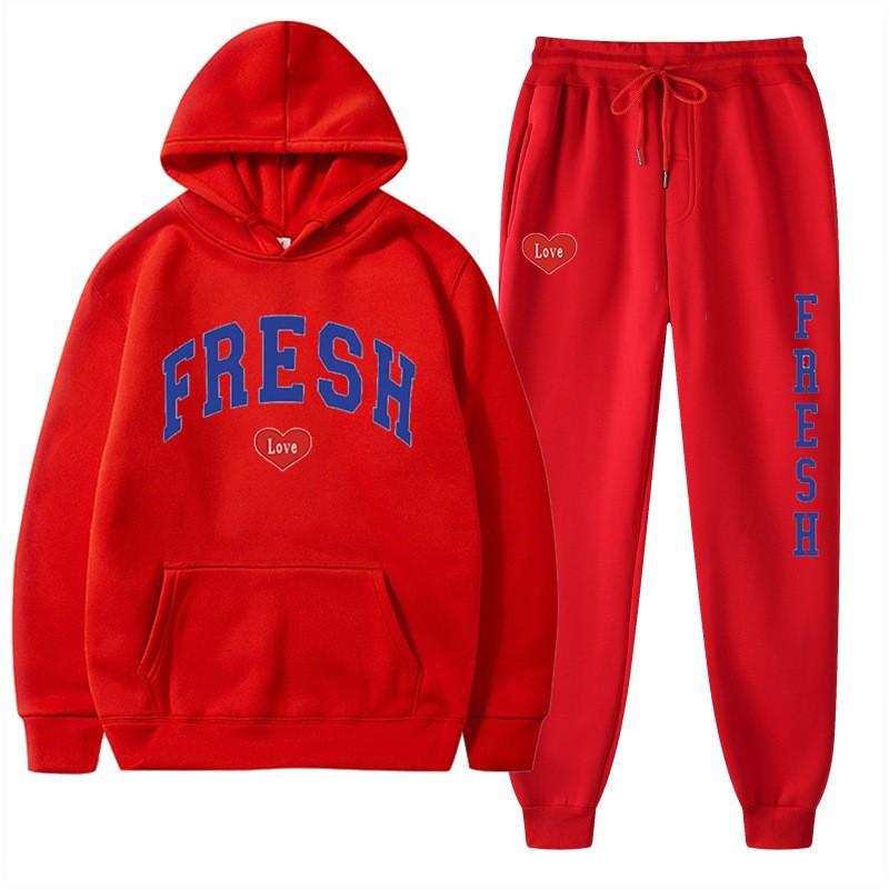 New Spring and Autumn Men's Hoodie Set, Popular In Europe and America, Casual Trend Men's Sweater Set