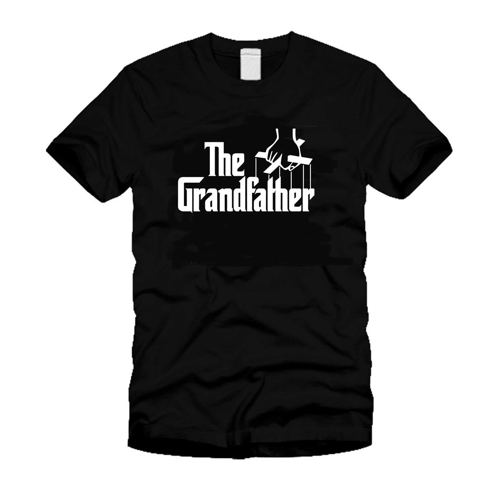 The Grandfather- Funny Cool Godfather Spoof College Gift Humor Black T-Shirt S