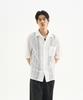 TRIP LE SENS Patterned Crochet Half Shirt_White