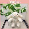 Bunny Plush Fluffy Keychain Soft Material Perfect For Gifts And Decorations