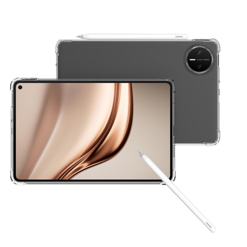 2025 MatePad Mini Skyddsfodral - 8.8" Stöttålig Transparent TPU, Airbag Fulltäckande, Lätt Tunt Mjukt Skal