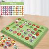 Kinder Memory Reversi Schachspiel 2 Spieler Tier Obst Flipping Schach Matching Spiel