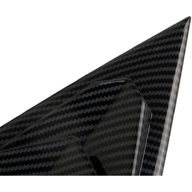 Carbon Fiber Style Side Window Louvers Air Vent Shades Cover Blinds for 2023-2025 Acura Integra