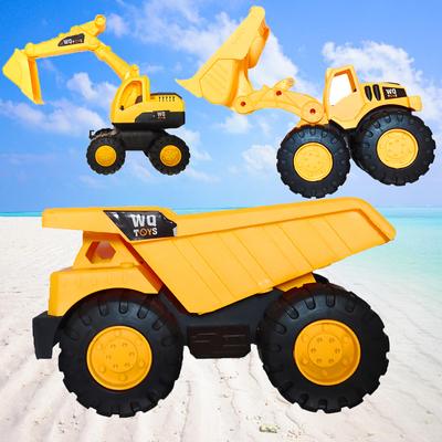 Mittlere Baufahrzeug-Set Bagger Baufahrzeug Bulldozer Set Junge Strandspielzeug Rutschauto Stark Und Fall