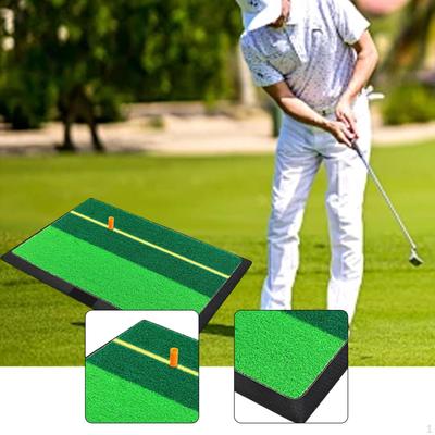 Tapete de Batida de Golfe 30cmx40cm Portátil Acessórios Internos Externos Antiderrapante para Campo de Treinamento