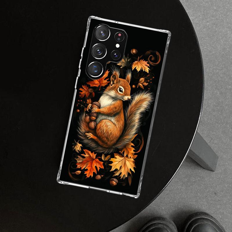 Animal Squirrel Phone Case Cover for Samsung Galaxy S26 S25 Edge S24 S23 Ultra S22 Plus S21 FE S20 + Art Customized Fundas Galax