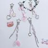 Multicolor Car Keychain for Women Stylish Pentagrams Keyrings for Fashion Lovers