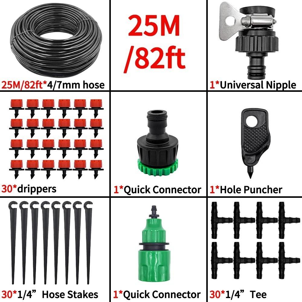 Garden Irrigation Set, Flower Pot Irrigation Tool, Outdoor Garden DIY Watering Device, Automatic Flower Watering Device, Drip Irrigation Set