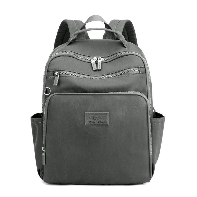 Backpack Women's Outdoor Large Capacity Travel Backpack Korean Edition Trend Anti-splashing Handbag Bag Simple Nylon School Bag