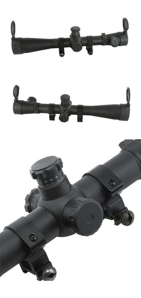 UFC Illuminated Black 3.5-10x40 Scope, [UFCJA5305BK]