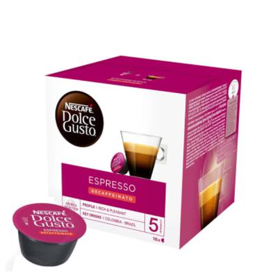 Nescafe Dolce Gusto Espresso Decaffeinated 16 Capsules