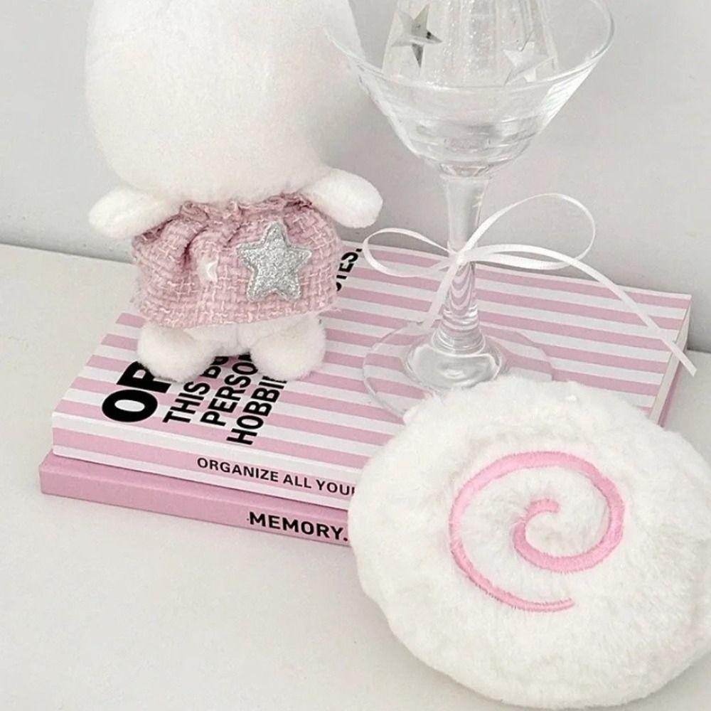 Thickened Fish Board Plush Coaster Pink Home Decoration Gifts Cartoon Insulated Coaster