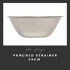 Yanagi Sori Stainless Steel Punching Strainer 23cm Made In Japan Colander Dishwasher Safe Molding Preparation Stainless Steel One-piece Tsubame-Sanjo