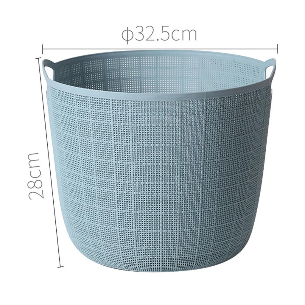 Laundry Hamper Basket with Handles Large Capacity Multifunction Plastic Dirty Clothes Basket for