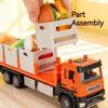 1:32 Scale Fruit and Vegetable Cart Muck Transport Car Model Toy Alloy Body Rubber Tires Vehicle Models Kids Birthday Presents