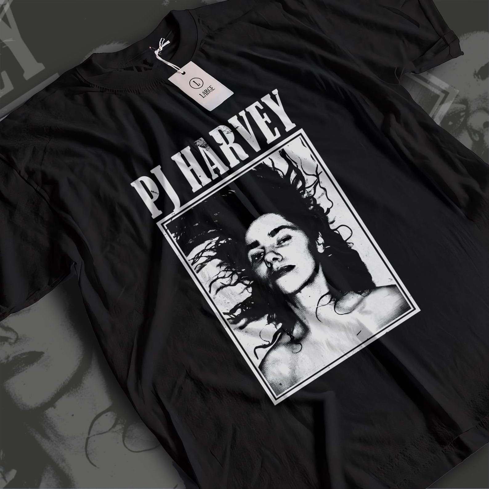 PJ Harvey T-Shirt, Rid of Me Retro Music Tee, Vintage 90s Alternative Rock Shirt S