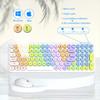 Bunte kabellose Tastatur und Maus Gradient Regenbogen 100 Optische Maus Verbindung für und Desktops Links9+ Combo, Farben, Tasten, 2,4 GHz Windows, Mac,