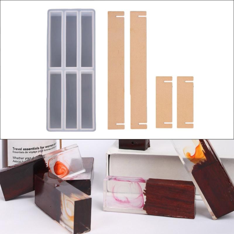 Diy Crystal Epoxy Mould Truth Dare Slump from the Bottom of the Pot Educational Toys Mold Long Strip Silicone Mold