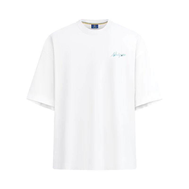 NVG·YOUNG Unisex 7A Antibacterial Crewneck Letter T-Shirt