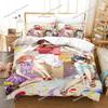 Anime Rent-A-Girlfriend Chizuru Bedding Set Boys Girls Twin Queen Size Duvet Cover Pillowcase Bed Kids Adult Home Textileextile