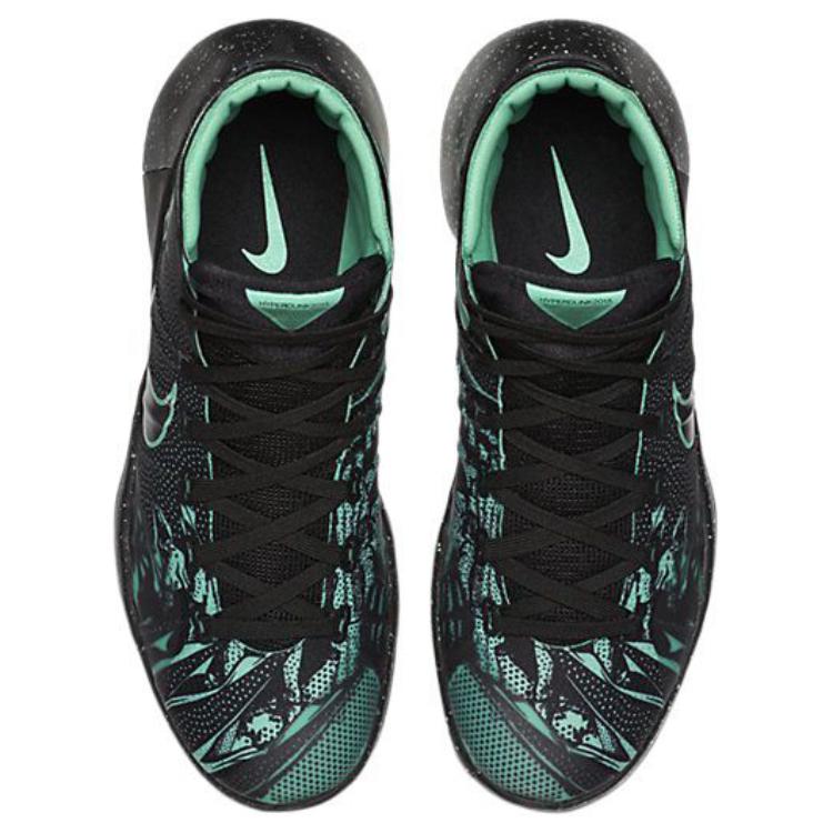 Nike Hyperdunk 2015 Prm Ep Comfortable Versatile Non-Slip Wear-Resistant High-Top Basketball Shoes Men sneaker Black Green 749570-030
