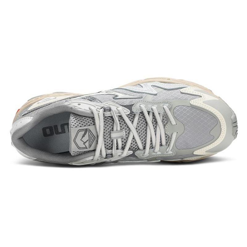 Mizuno Adventure Twe Unisex Low-Top Trendy Casual Shoes Fabric & Leather Upper Breathable Slip Resistant Wear Resistant Silver Grey D1GH230109