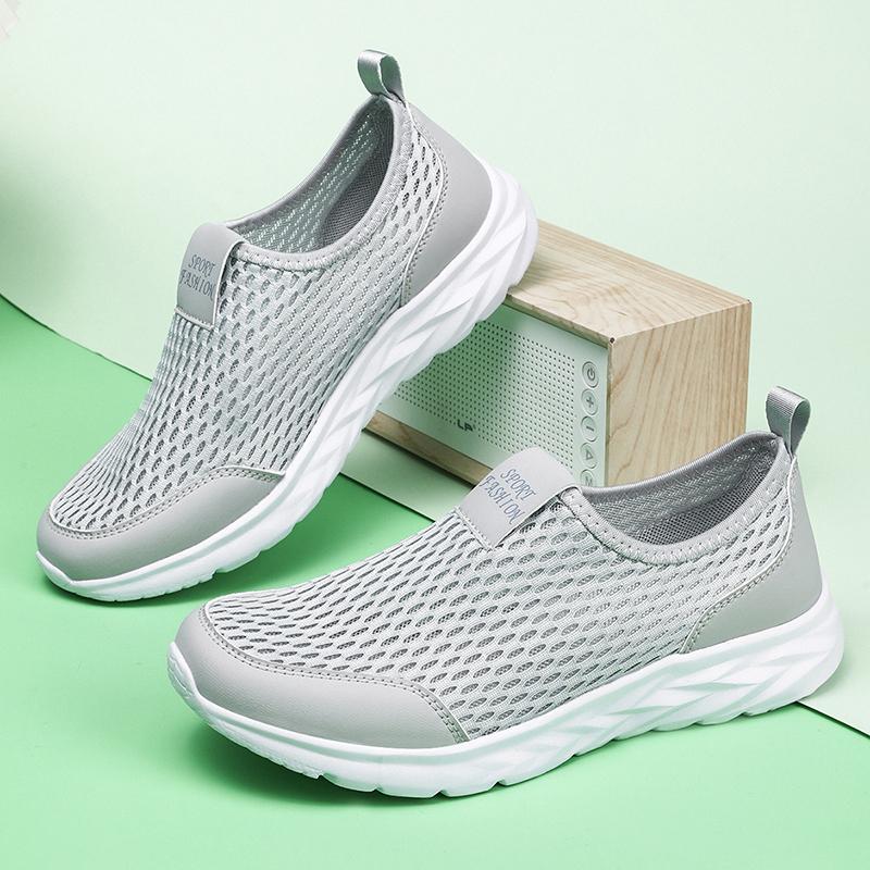 Womens Running Shoes Mesh Breathable Comfortable Outdoor Sports Couple Sneakers Summer Lightweight Walking Shoes Men
