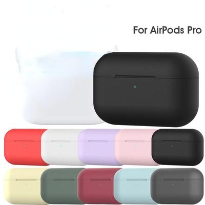 Capa de silicone para airpods pro caso sem fio fone de ouvido capa para air pods pro 3 fundas acessórios