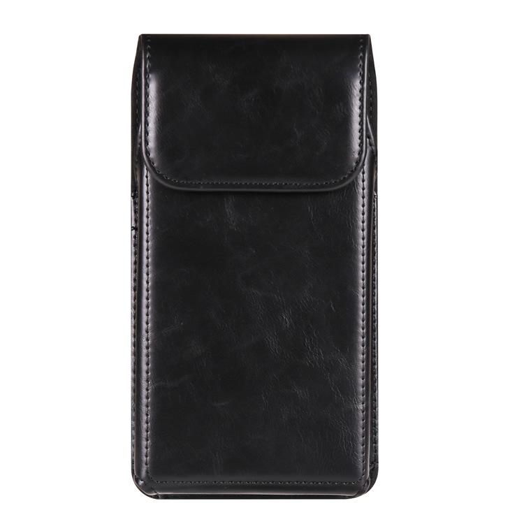 Universal Leather Phone Holster for Belt Flip Cell Phone Case Leather Phone Pouch for iPhone universal
