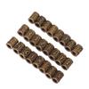 24 PCS Hair Beard Beads Vintage Large Hole Dreadlocks Tube Beads for Men Women Hair Decoration 10 X 13mm