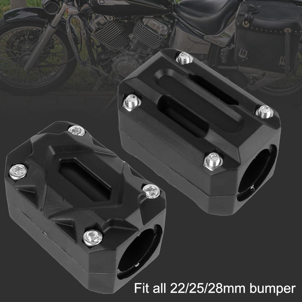 Engine Bumper Guard Blocks for Honda Motorcycle Engine Guard Protector Decorative Block Crash Bar