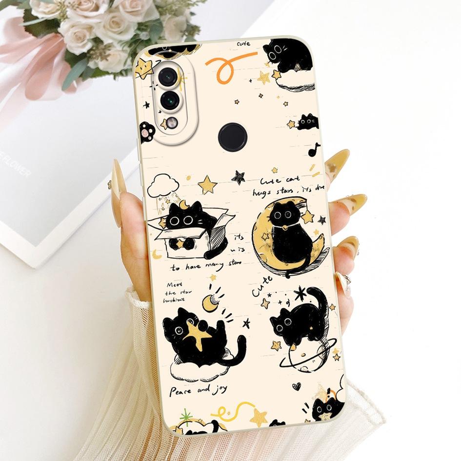 Case For Xiaomi Redmi Note 7 Pro Cover Lovely Cat Rabbit Cartoon Soft Candy Silicone Protective Shell For Redmi Note 7 7S Fundas