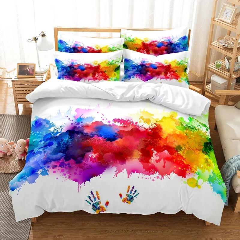 Set Letto Grizzy e i Lemming Ragazzi Ragazze Misura Singola Queen Copripiumino Federa Letto Bambini Adulti Moda Tessile per la Casa