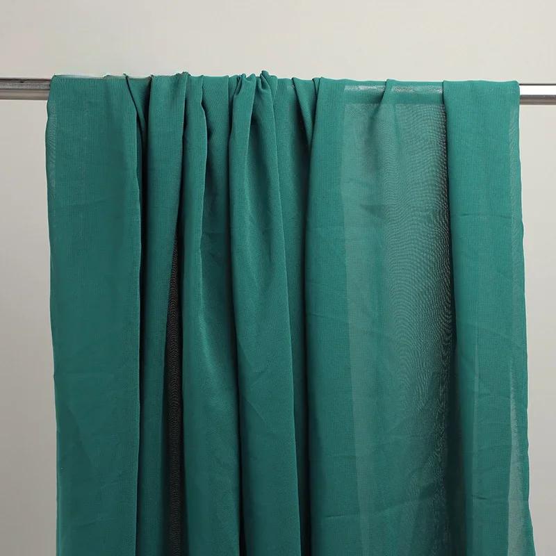 100x150cm Chiffon Fabric Clothing Wedding Decoration Avocado Green Sage Mint Yarn Layout Gauze DIY Home Deco Dress Material