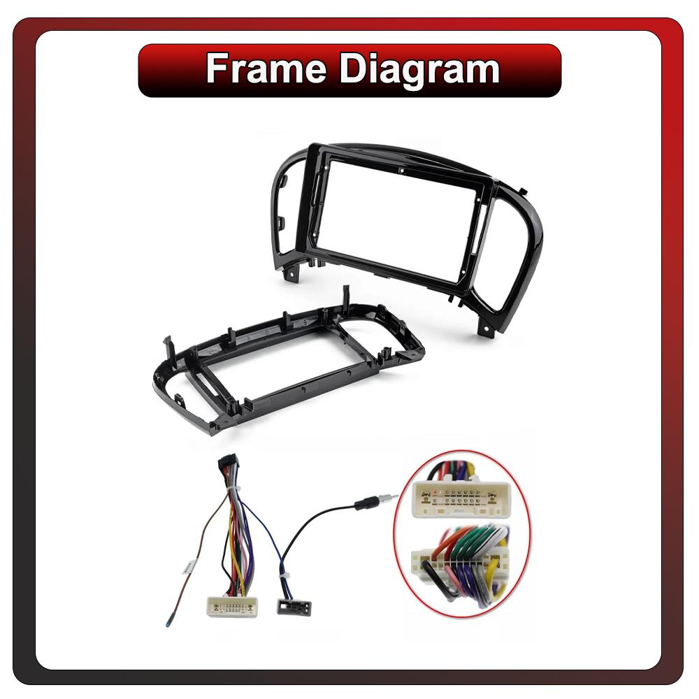 2Din Android Car-Play Car Radio,Nissan Juke 2010-2019,Multimedia Player Head Unit Stereo GPS Navigation BT WIFI,1+16GB