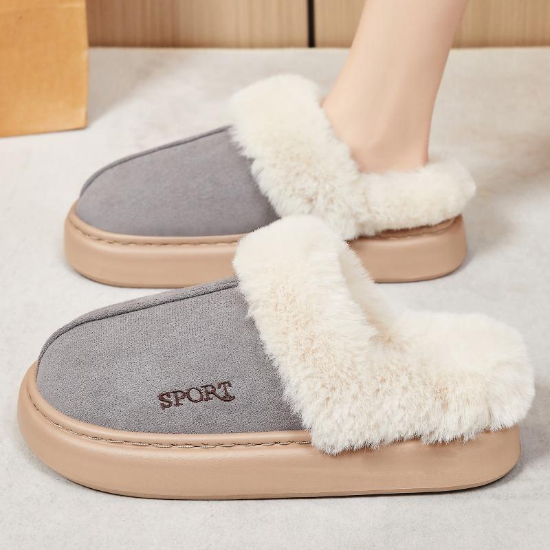 Shoes Women's Shoes New Short Boots Piled and Thickened Women's Cotton Shoes Versatile Short Boots Large Size One-pedal Women's Cotton Boots
