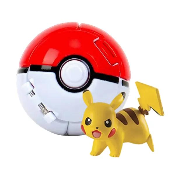 Pokemon Elfball Figur Pikachu Glurak Turtok Mewtu Pocket Monster Variante Pokeball Verformbare Spielzeuge Actionmodell Geschenk
